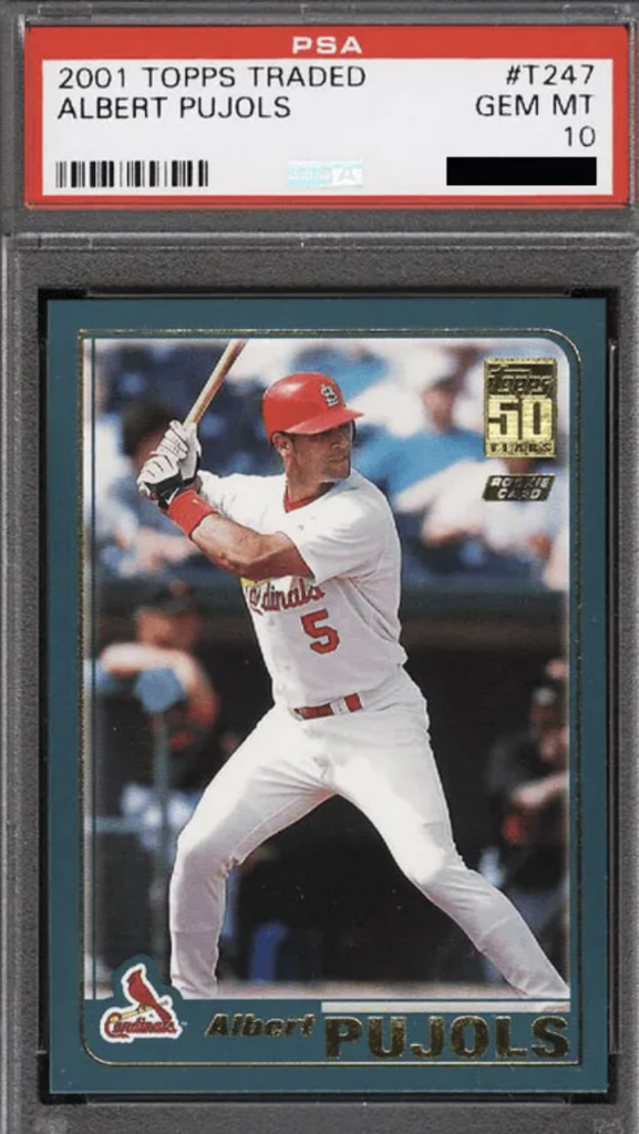 Albert Pujols rookie card